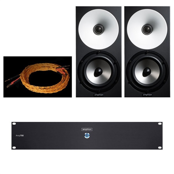 Amphion Amp700 + 純正スピーカーケーブル（2.5mペア） スペシャルバンドル！ Amphion One12 + Amp700 スピーカーケーブル