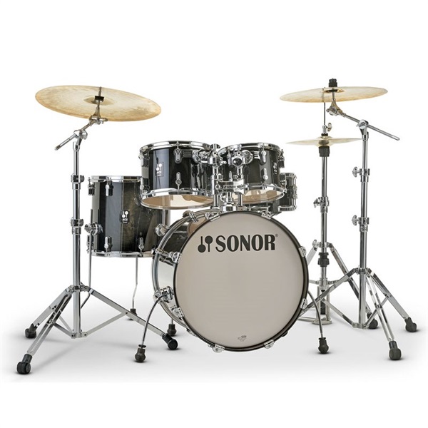 SONOR SN-AQ2ST #TSB [AQ2 STUDIO Shell Set / Transparent Stain Black] 【シンバル、ハードウェア別売】