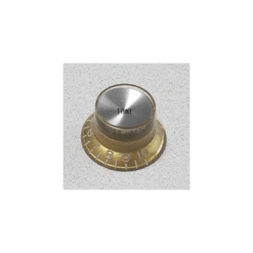 Selected Parts / Metric Reflector Knob Tone Gold (Silver Top) [8858]
