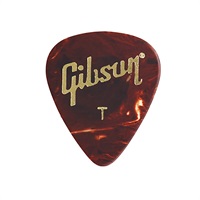 【秋のSUPER SALE】 Gibson Gross Tortoise Standard Style Pick ×12枚セット (ティアドロップ型/シン)