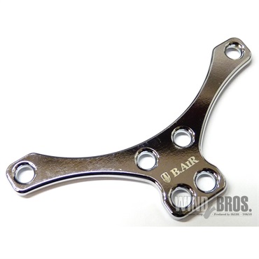 BIRD STRAP バードストラップ用 V型プレート スタンダード・スマート シルバープレート(銀メッキ) [STP-N-SP]