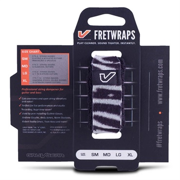 Gruv Gear FretWraps FW-1PK-ZEB-XL (Zebra/Extra Large)