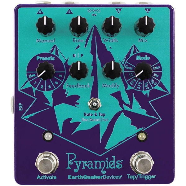 EarthQuaker Devices Pyramids Stereo Flanging Device（フランジャー）LEQD
