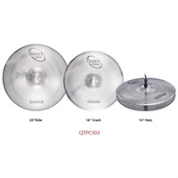SAB-QTPC503 [QUIETTONE Cymbal Practice Kit (14 Hats / 16 Crash / 20 Ride)]【お取り寄せ品】
