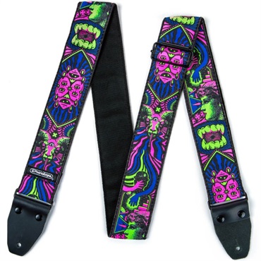 Dunlop (Jim Dunlop) I Love Dust Jacquard Straps Fangs (ILD05)