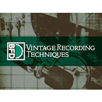 BFD Vintage Recording Techniques(オンライン納品専用) ※代金引換はご利用頂けません。