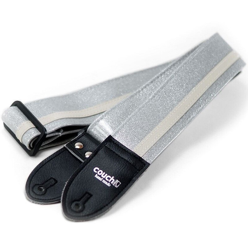 Couch Guitar Strap RacerX SilverSparkle/White