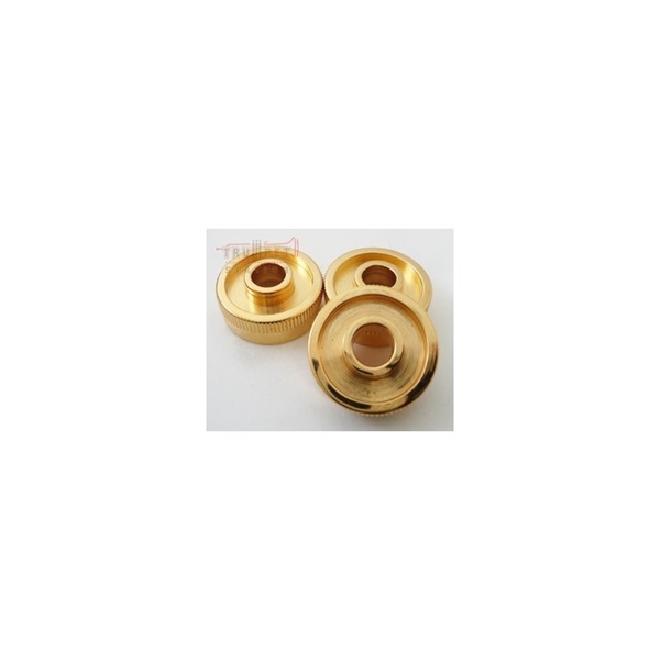 buzz バズ / Bach トランペット用 丸型 トップ キャップ GP 3個セット