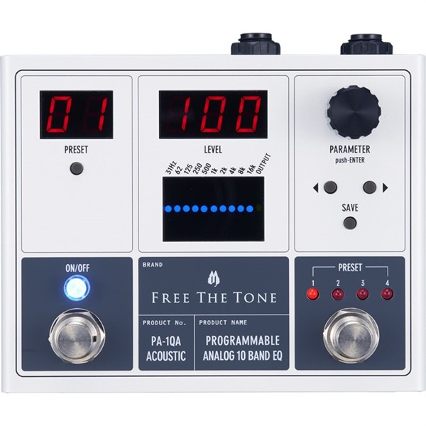 Free The Tone PA-1QA [PROGRAMMABLE ANALOG 10 BAND EQ
