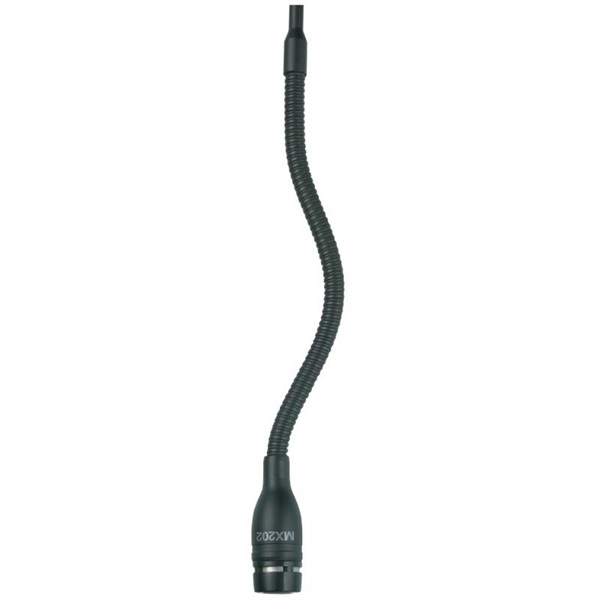 SHURE MX202B/C-X　ブラックカラー：カーディオイドタイプ