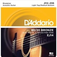 80/20 Bronze Round Wound Acoustic Guitar Strings EJ14 (Light Top，Medium Bottom/12-56)