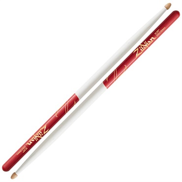 Zildjian 5A Acorn Tip Wood White Red Dip [LAZLZ5AACWDR]