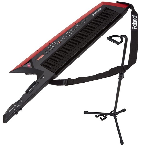Roland AX-EDGE-B【ブラック】+専用スタンドST-AX2セット  Keytar(限定特価) ローランド キーター ショルダーキーボード ショルキー ステージ