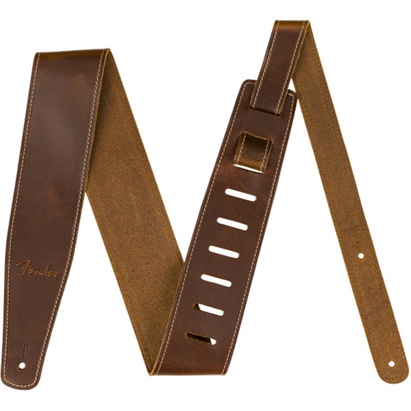 Fender USA BROKEN-IN LEATHER STRAP， 2.5 (TAN) (#0990641021