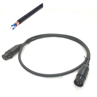 【創業50周年大決算SALE】2534 XLR 黒/1.5m【assy by oyaide・XLR(F)-XLR(M)】(XLRマイクケーブル)(モガミ)(オヤイデ)