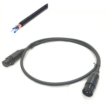 MOGAMI 2534 XLR 黒/5.0m【assy by oyaide・XLR(F)-XLR(M)】【お取り寄せ商品・受注生産の為、納期別途ご案内】