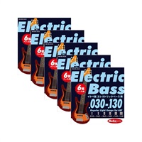 Electric Bass Strings イケベ弦 6弦エレキベース用 030-130 ×5セット 【お買い得セット販売】