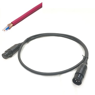 Amazon.co.jp: MOGAMI 2549 赤白2本ペア XLRマイクケーブル (0.3