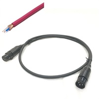 【創業50周年大決算SALE】2549 XLR 赤/1.0m【assy by oyaide・XLR(F)-XLR(M)】(在庫1本限り特価)(XLRマイクケーブル)(モガミ)(オヤイデ)