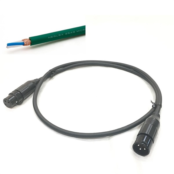 MOGAMI 2549 XLR 緑/2.0m【assy by oyaide・XLR(F)-XLR(M)】【お取り寄せ商品・受注生産の為、納期別途ご案内】