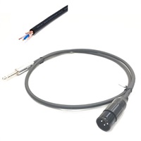2549 TXM 黒/5.0m【assy by oyaide・TRS-XLR(M)】【受注生産品 納期1ヵ月程】