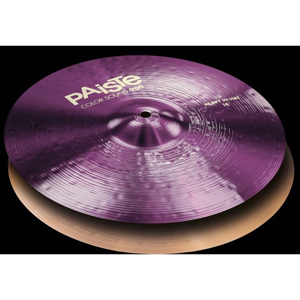PAiSTe Color Sound Purple Heavy HiHat pair お取り寄せ品