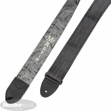 Denim Strap Scroll-and-Leaf Pattern [18A0109]