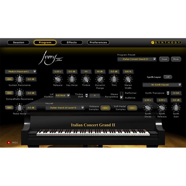 SYNTHOGY 【シンソジーホリデーセール！】Ivory II Italian Grand (オンライン納品)(2時間以内に納品)