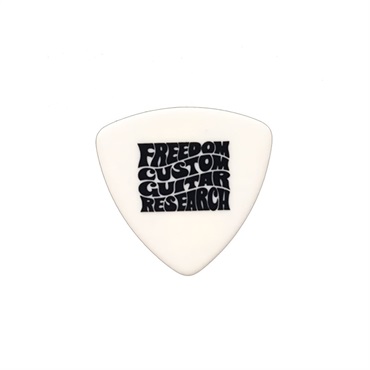 Freedom Custom Guitar Research ロゴ入りピック SP-PK-02 (トライアングル/1.0mm/WHITE)