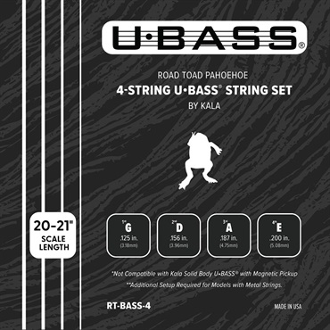 【夏のボーナスセール】 U･BASS Strings Road Toad Pahoehoe [RT-BASS-4]