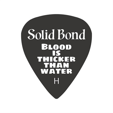 Solid Bond Teardrop Pick [PD3-BKH]