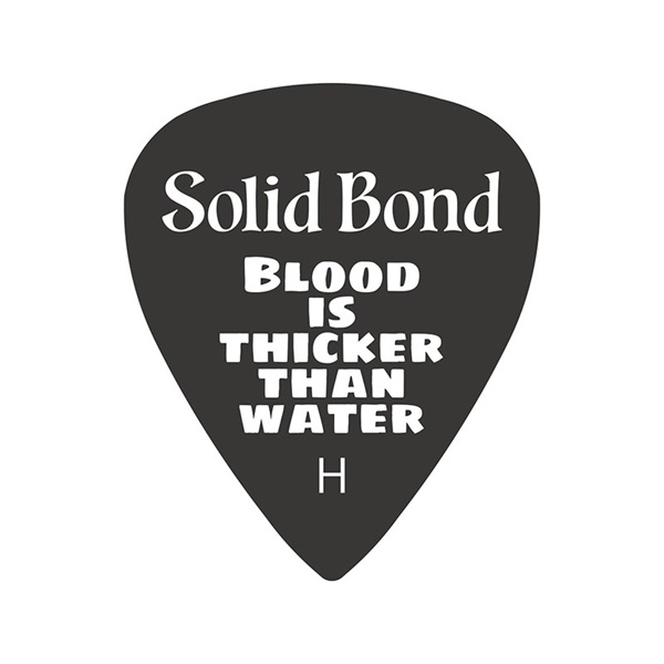 Solid Bond Teardrop Pick [PD3-BKH]