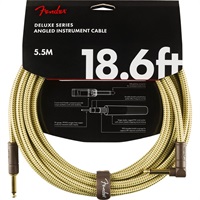【創業50周年大決算SALE】 Deluxe Series Instrument Cable Straight/Angle 18.6' (Tweed) (#0990820082)