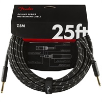 Deluxe Series Instrument Cable Straight/Straight 25' (Black Tweed)