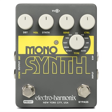 Electro Harmonix 【エフェクタースーパープライスSALE】Mono Synth [Guitar Synthesizer] モノ シンセ エレハモ