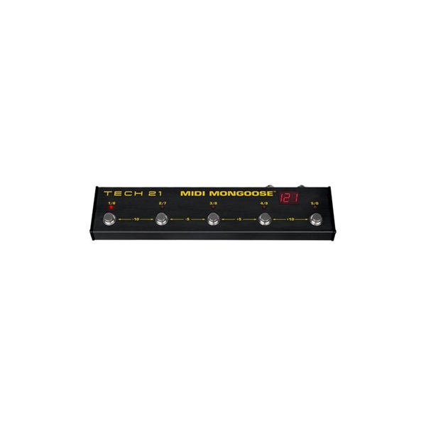 Tech21 MIDI MONGOOSE MIDIコントローラー フットスイッチ