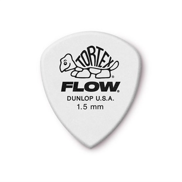 Dunlop (Jim Dunlop) 558 Tortex FLOW Standard Pick (1.5mm/ホワイト)