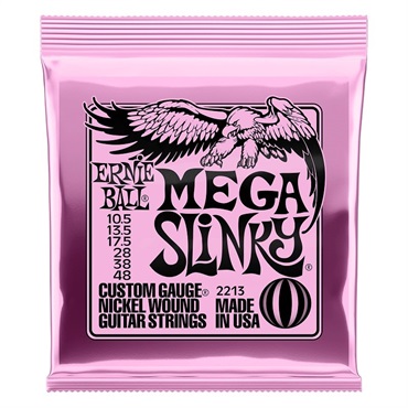 【PREMIUM OUTLET SALE】 Mega Slinky Nickel Wound Electric Guitar Strings 10.5-48 #2213