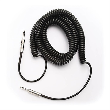 Custom Series Coiled Instrument Cable (Black) [PW-CDG-30BK]