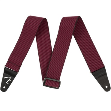 Fender USA WEIGHLESS RUNNING LOGO STRAP (BLACK/BLACK