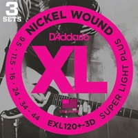 XL Nickel EXL120+-3D (3 Pack/9.5-44)