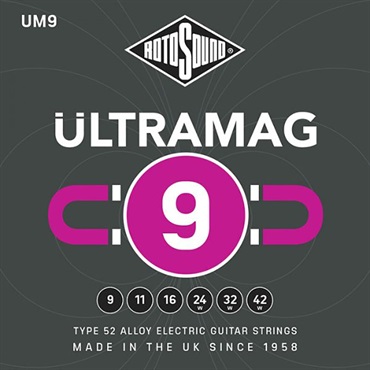 ROTO SOUND 【クリスマスセール】 ULTRAMAG TYPE 52 ALLOY ELECTRIC GUITAR STRINGS [UM9/9-42]