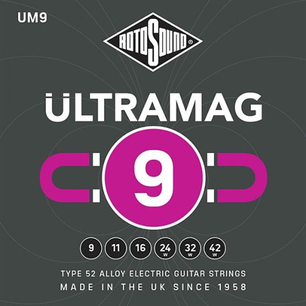 ROTO SOUND 【クリスマスセール】 ULTRAMAG TYPE 52 ALLOY ELECTRIC GUITAR STRINGS [UM9/9-42]