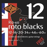 Electric Guitar Strings [R12-60 Roto Blacks]
