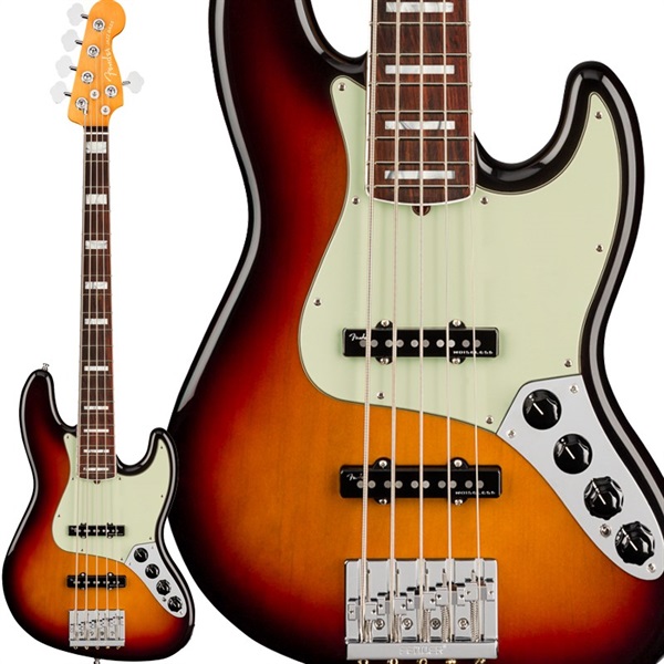 American Ultra Jazz Bass V (Ultraburst/Rosewood) 【GWゴールドラッシュセール】の商品画像