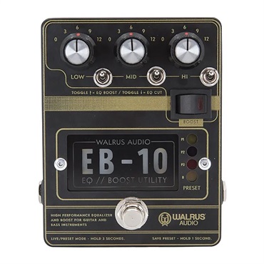 EB-10 PREAMP//EQ//BOOST [Matte Black]