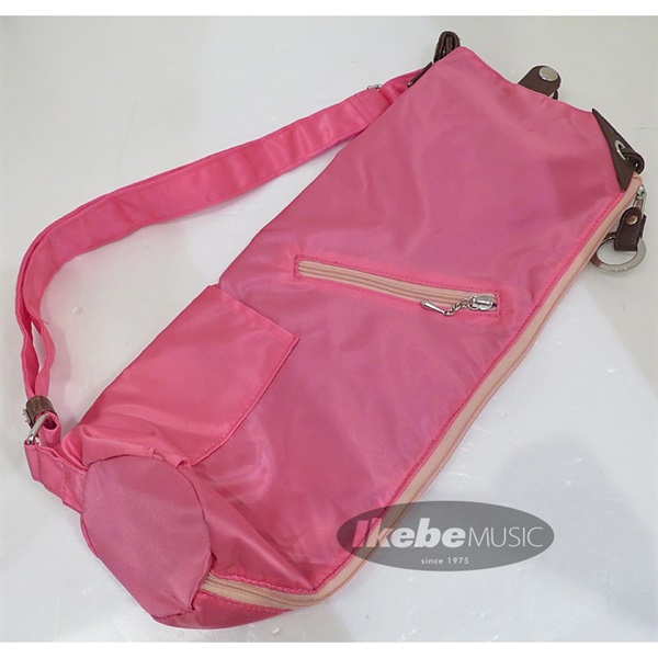 Ikebe Original Smart Stick Bag Pink / Purple 【在庫処分特価品/革部分の劣化等あり】