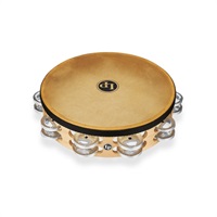 LP384-AL [Pro Double Row Headed Tambourine 10 - Aluminum]【お取り寄せ品】