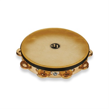 LP LP382-C [10 Wood Tambourine Double Row with Copper