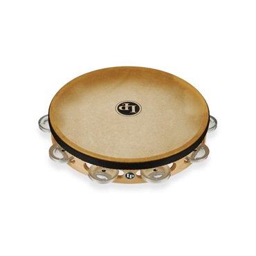 LP383-AL [Pro Single Row Headed Tambourine 10 - Aluminum]【お取り寄せ品】